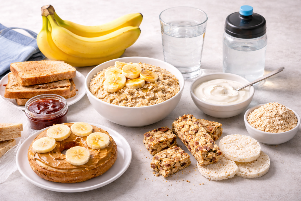 what to eat before a long run